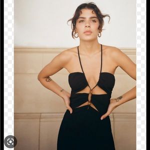 Black Cut Out Dress - Medium NWT